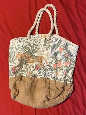Jungle Print Tote Bag